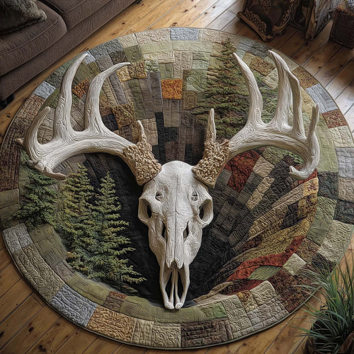 Deer Serenity Quilted Round Mat GFTOTP15758