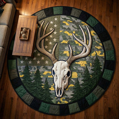 Deer Serenity Quilted Round Mat GFTOTP15761