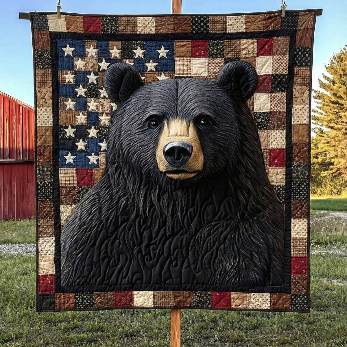 Bear Haven Quilted Blanket GFTOTP15762
