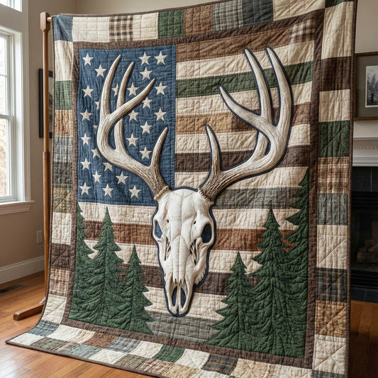 Deer Serenity Quilted Blanket GFTOTP15769