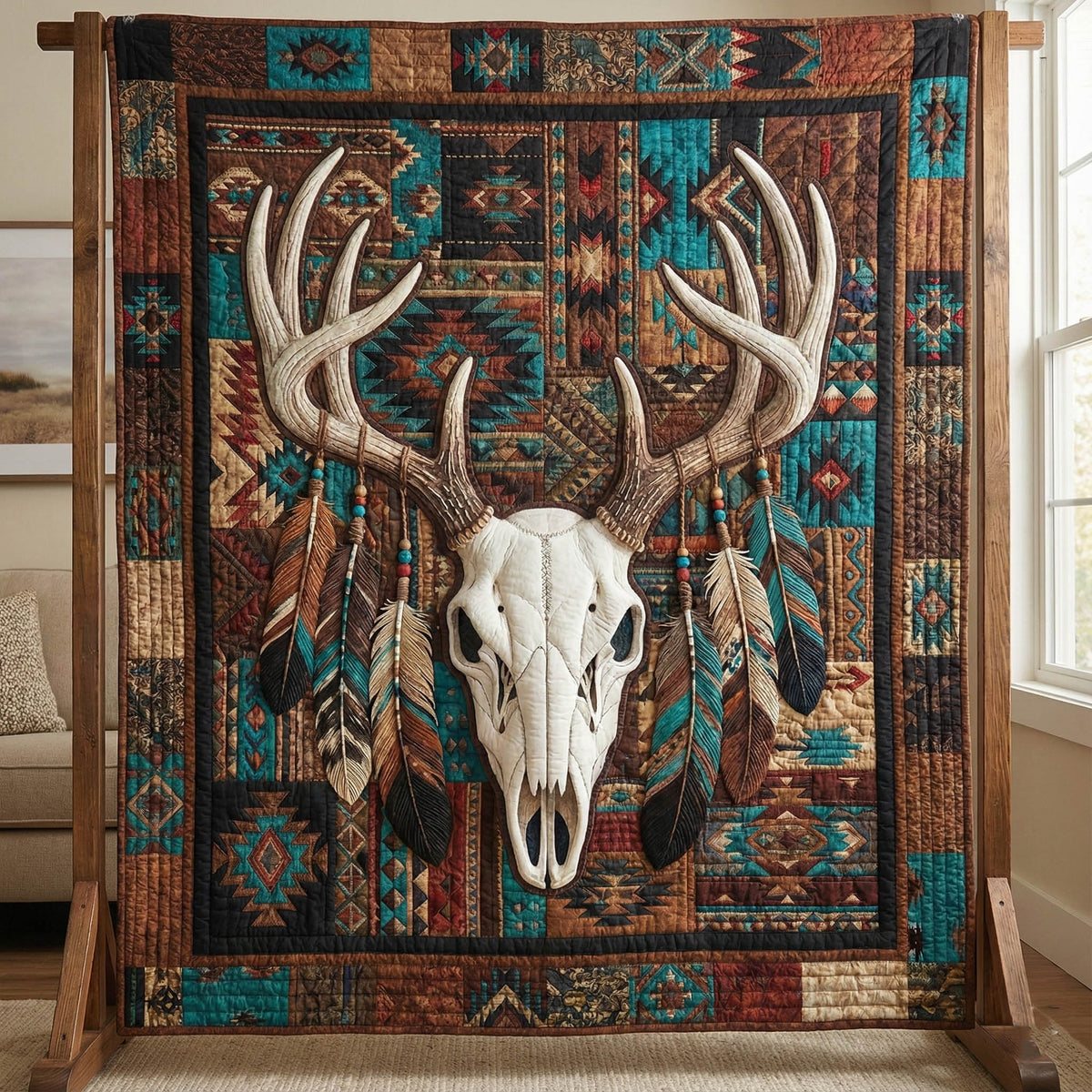 Deer Serenity Quilted Blanket GFTOTP15773