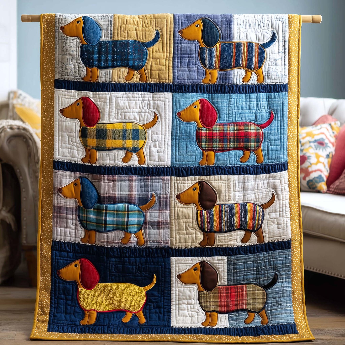 Stretchy Friend Quilted Blanket GFTOTP16050