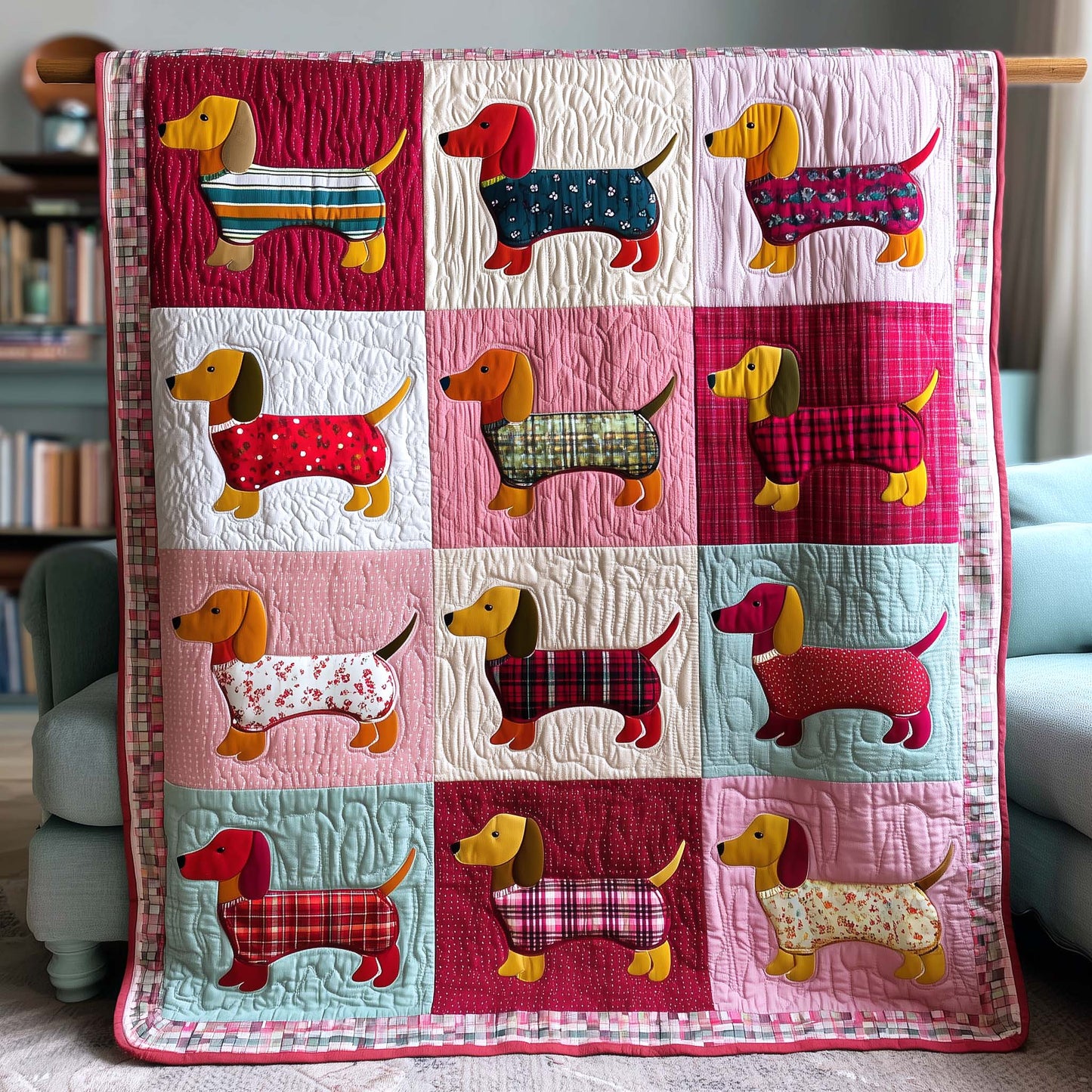 Stretchy Friend Quilted Blanket GFTOTP16052