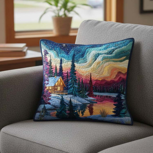 Aurora Borealis Quilted Pillow Case GFTOTP16067