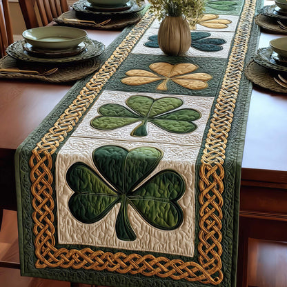 Irish Shamrock Quilted Table Runner GFTOTP16106