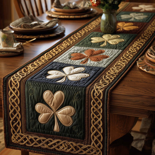 Irish Shamrock Quilted Table Runner GFTOTP16107