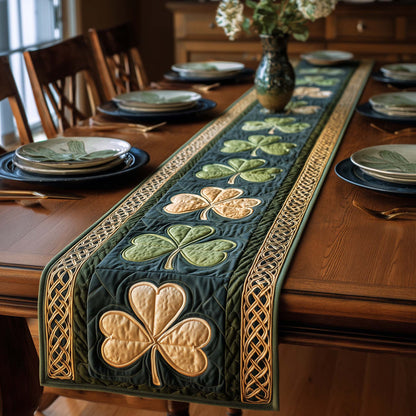 Irish Shamrock Quilted Table Runner GFTOTP16108