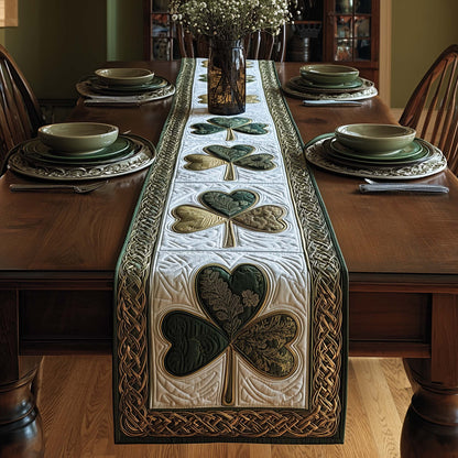 Irish Shamrock Quilted Table Runner GFTOTP16109