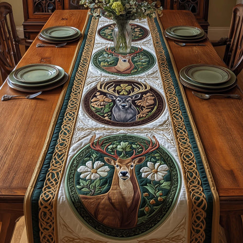 Celtic Stag Quilted Table Runner GFTOTP16114