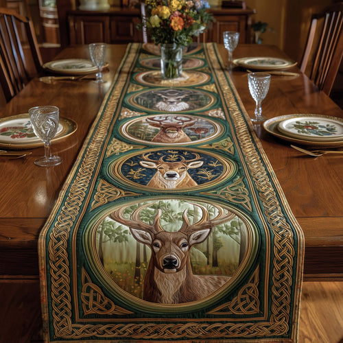 Celtic Stag Quilted Table Runner GFTOTP16115