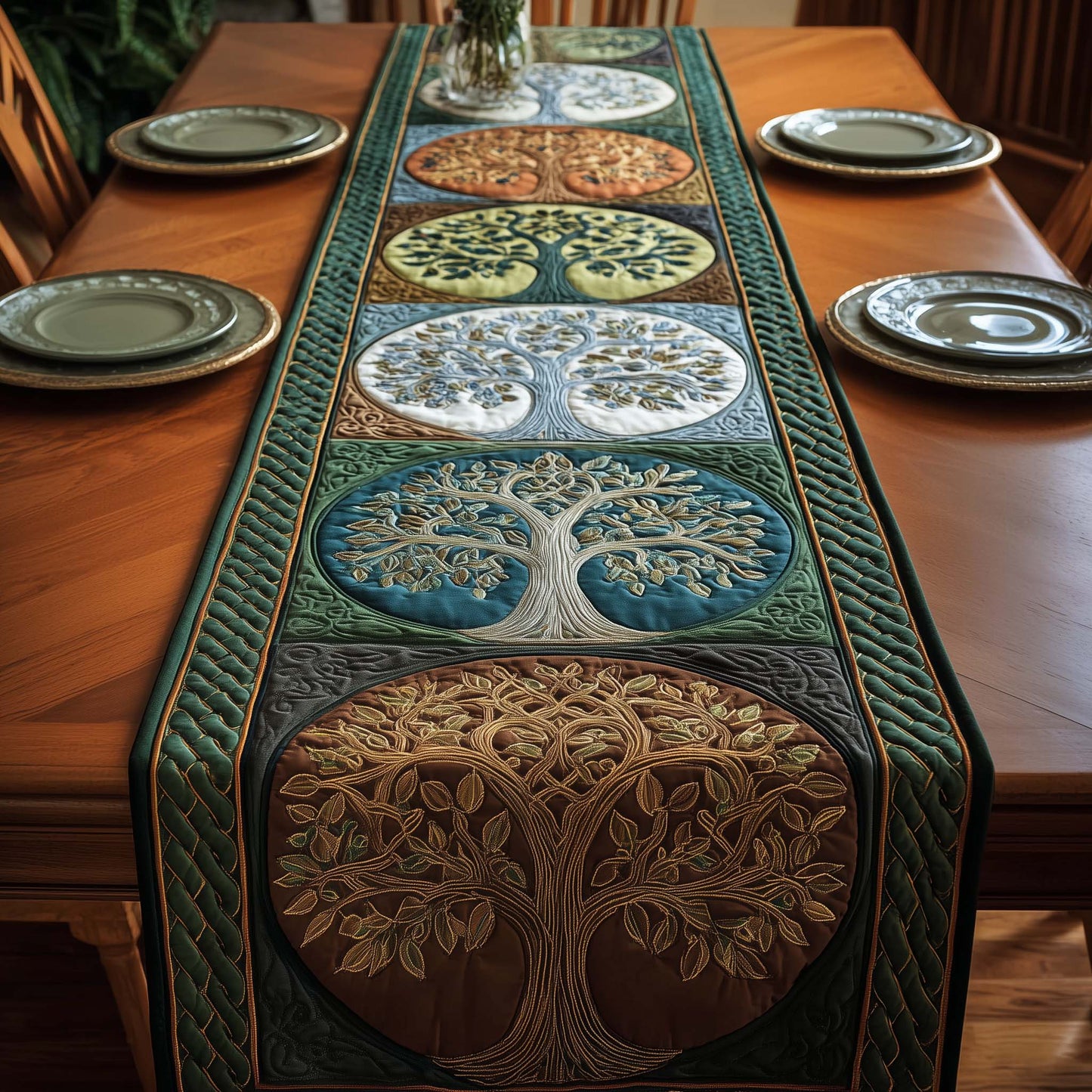 Celtic Roots Quilted Table Runner GFTOTP16122