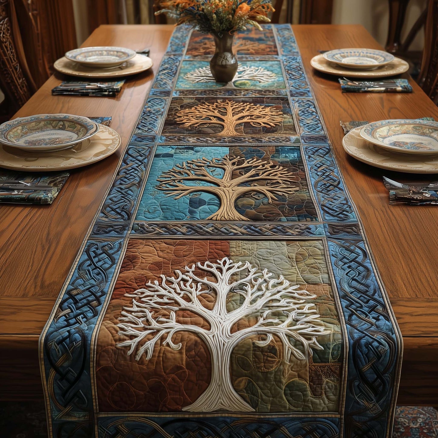 Celtic Roots Quilted Table Runner GFTOTP16123