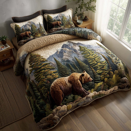Woodland Haven 3-Piece Quilted Bedding Set GFTOTP16210