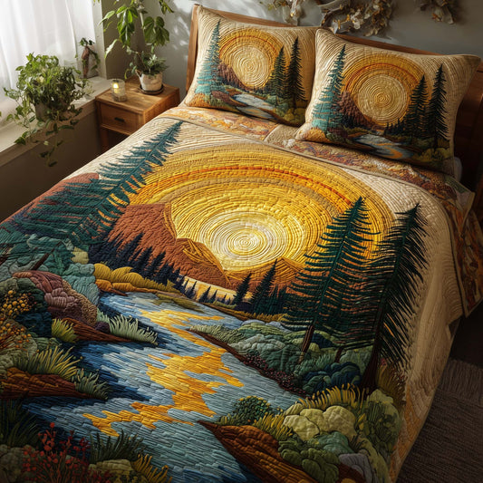 Woodland Haven 3-Piece Quilted Bedding Set GFTOTP16211