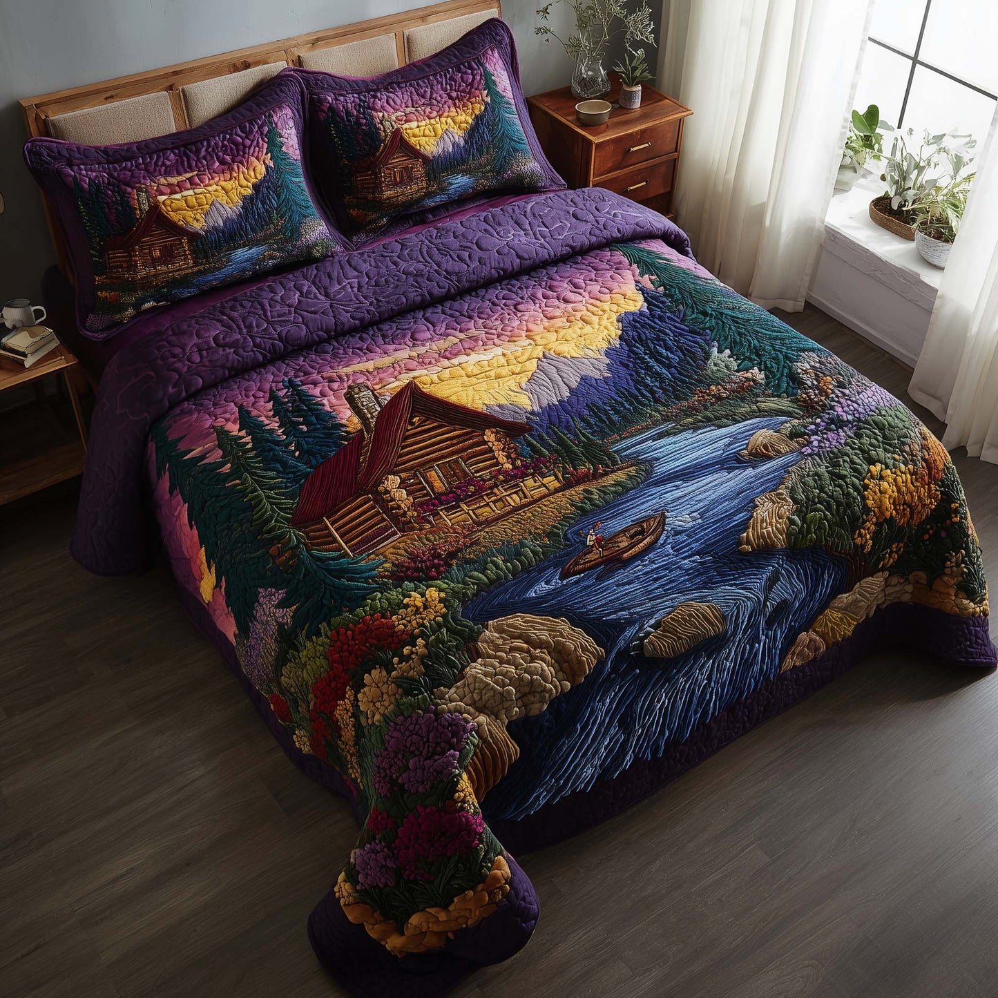 Woodland Haven 3-Piece Quilted Bedding Set GFTOTP16212