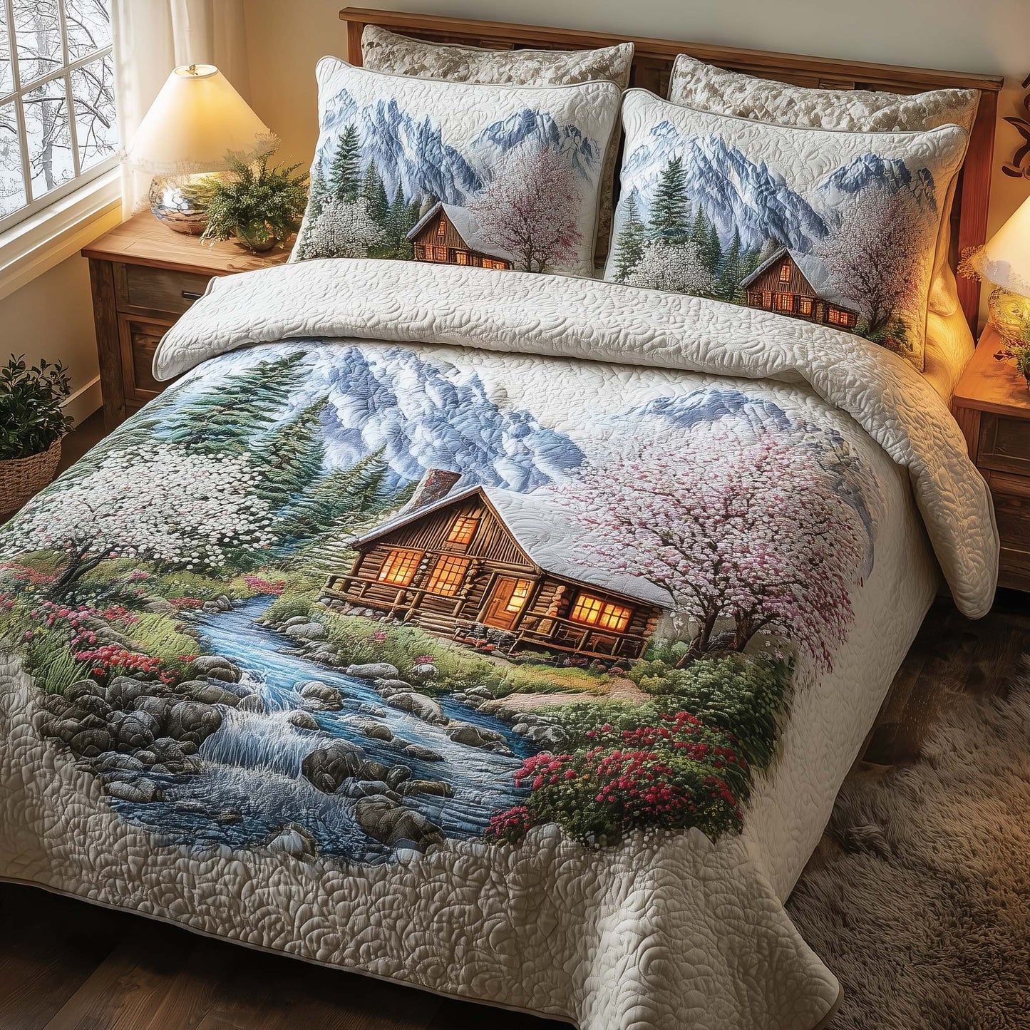 Woodland Haven 3-Piece Quilted Bedding Set GFTOTP16214