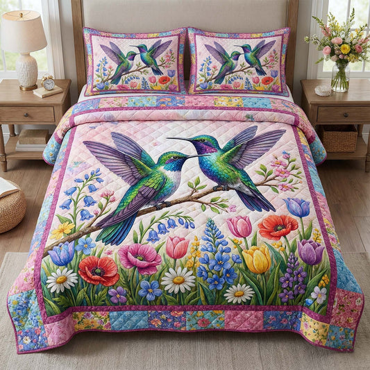 Garden Sprite 3-Piece Quilted Bedding Set GFTOTP16299