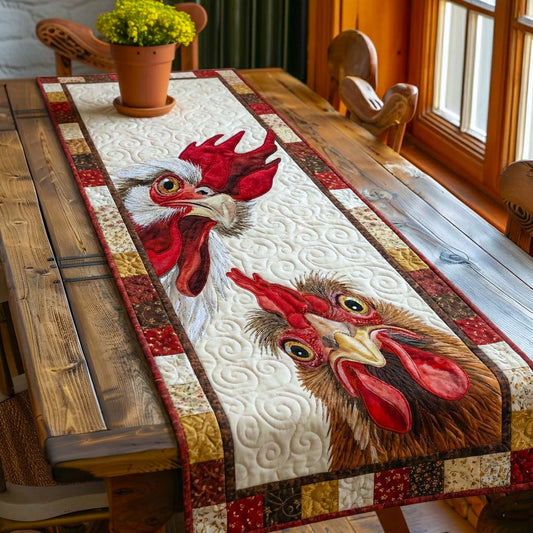 Funky Chicken Quilted Table Runner GFTOTP16312