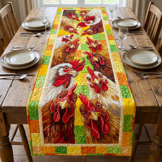 Funky Chicken Quilted Table Runner GFTOTP16316