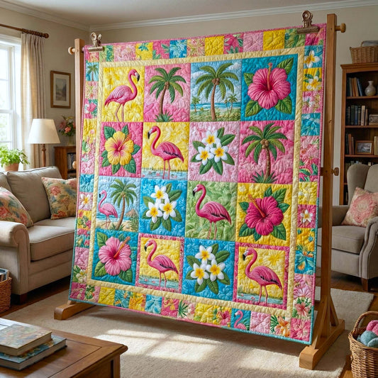 Tropical Paradise Quilted Blanket GFTOTP16428