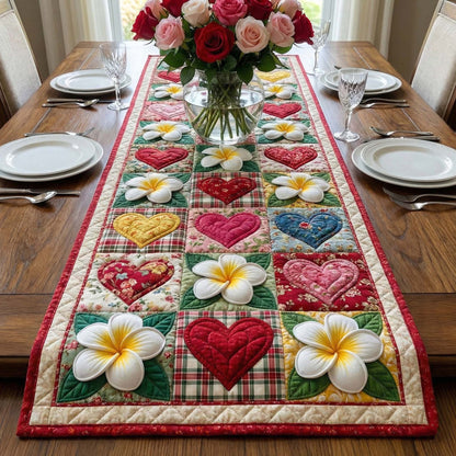 Plumeria Breeze Quilted Table Runner GFTOTP16430