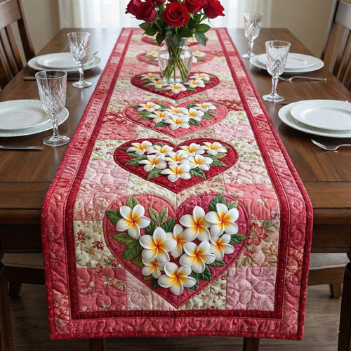 Plumeria Breeze Quilted Table Runner GFTOTP16432