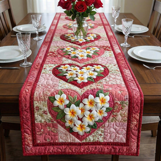 Plumeria Breeze Quilted Table Runner GFTOTP16432