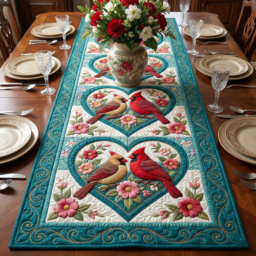 Scarlet Romance Quilted Table Runner GFTOTP16469