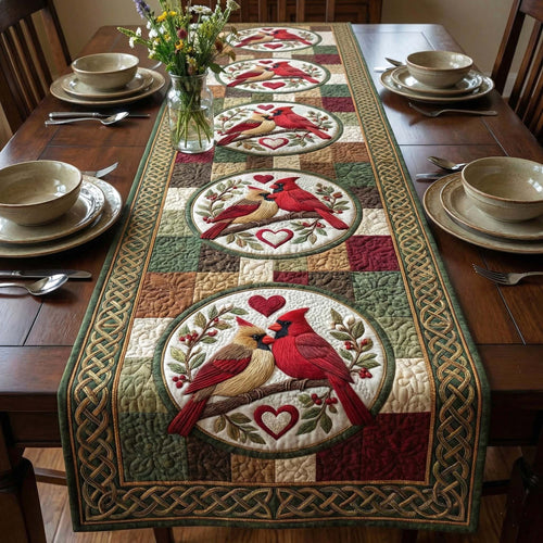 Scarlet Romance Quilted Table Runner GFTOTP16472