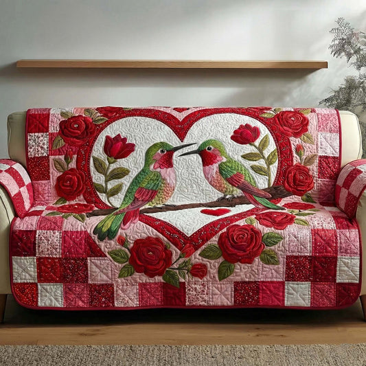 Iridescent Drift Quilted Sofa Cover GFTOTP16487