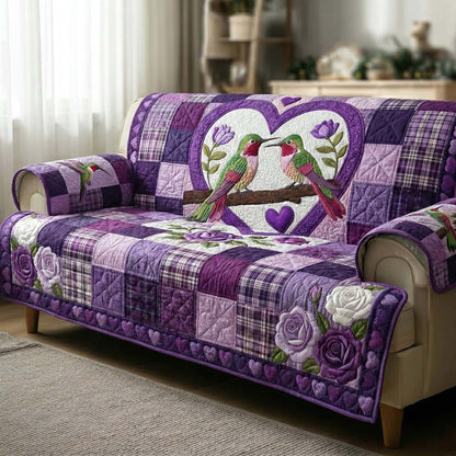 Iridescent Drift Quilted Sofa Cover GFTOTP16490