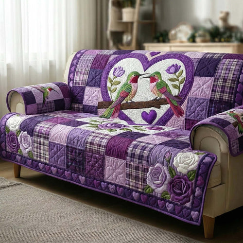 Iridescent Drift Quilted Sofa Cover GFTOTP16490