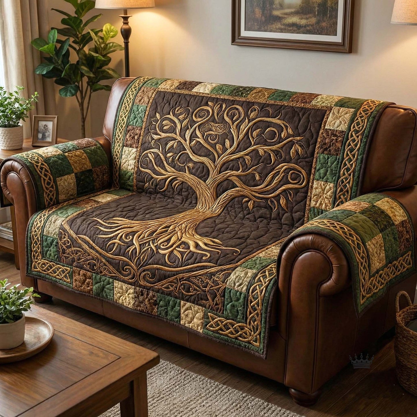 Soulwood Rise Quilted Sofa Cover GFTOTP16493