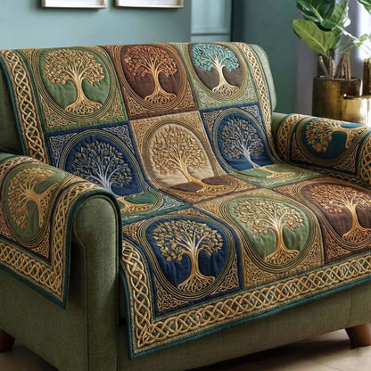 Ancestral Axis Quilted Sofa Cover GFTOTP16502
