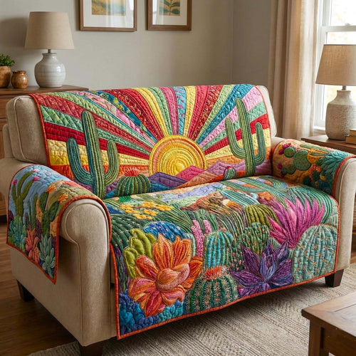 Arid Horizon Quilted Sofa Cover GFTOTP16547