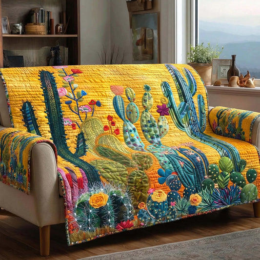 Arid Horizon Quilted Sofa Cover GFTOTP16550