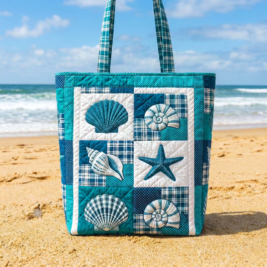 Shoreline Gems Quilted Tote Bag GFTOTP16569
