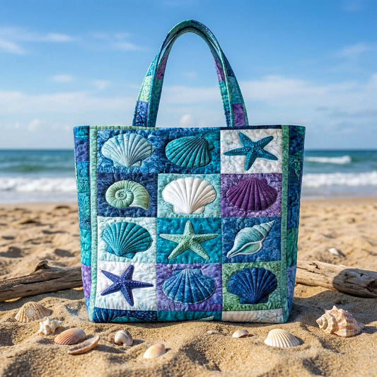Shoreline Gems Quilted Tote Bag GFTOTP16571