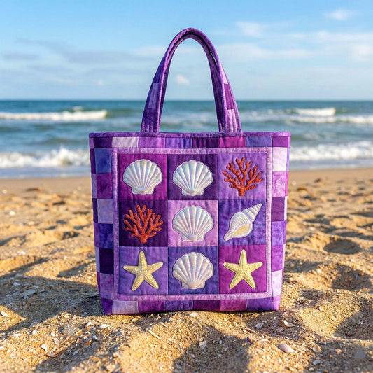 Shoreline Gems Quilted Tote Bag GFTOTP16572