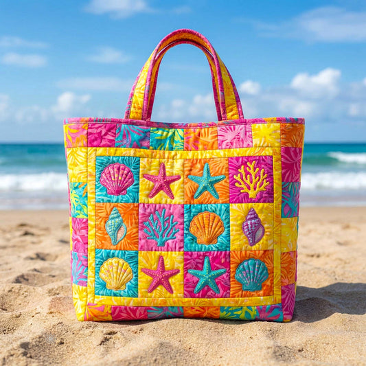 Shoreline Gems Quilted Tote Bag GFTOTP16574