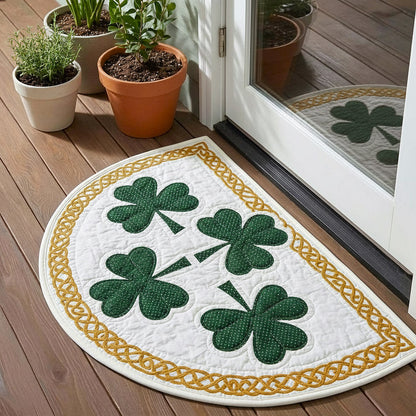 Irish Shamrock Quilted Welcome Mat GFTOTP16718