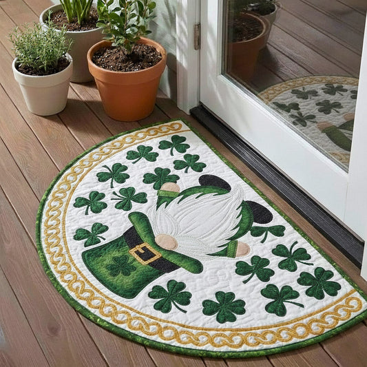 Irish Shamrock Quilted Welcome Mat GFTOTP16719