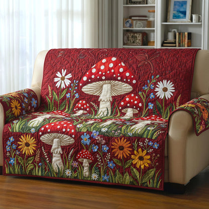 Woodland Sprout Quilted Sofa Cover GFTOTP16780