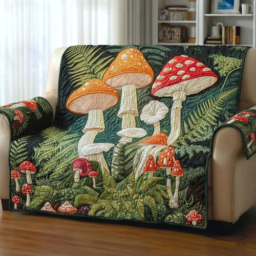 Woodland Sprout Quilted Sofa Cover GFTOTP16782