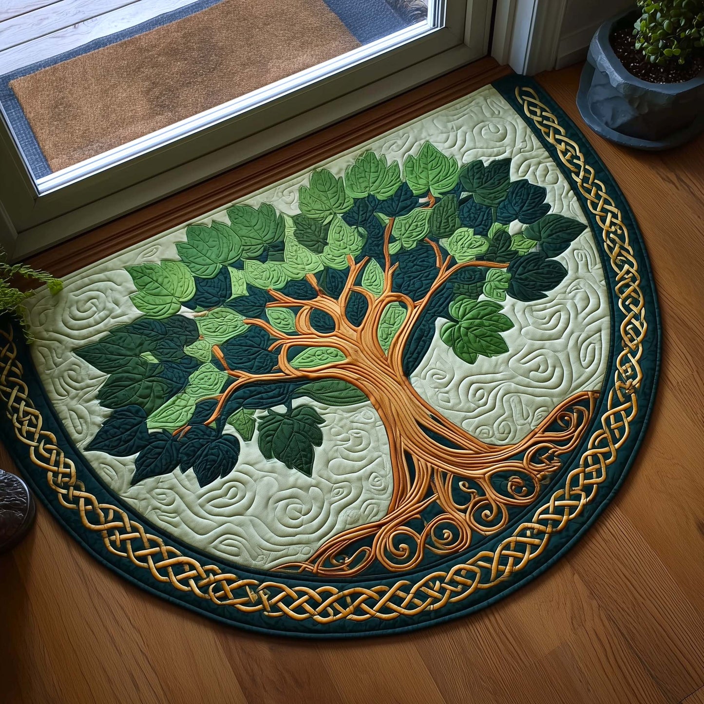 Eternal Knotwood Quilted Welcome Mat GFTOTP16790