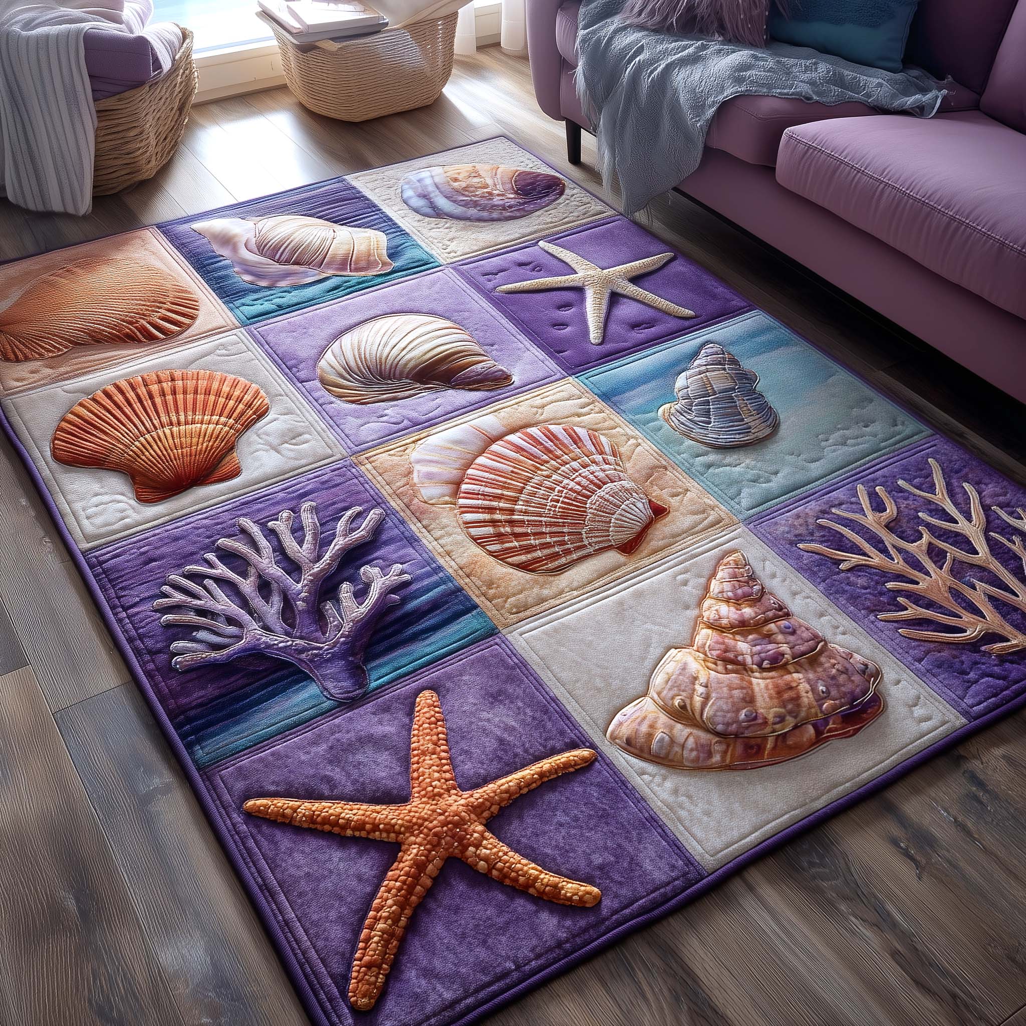 Shoreline Gems Area Rug GFTOTP16826 – Willow Quilt