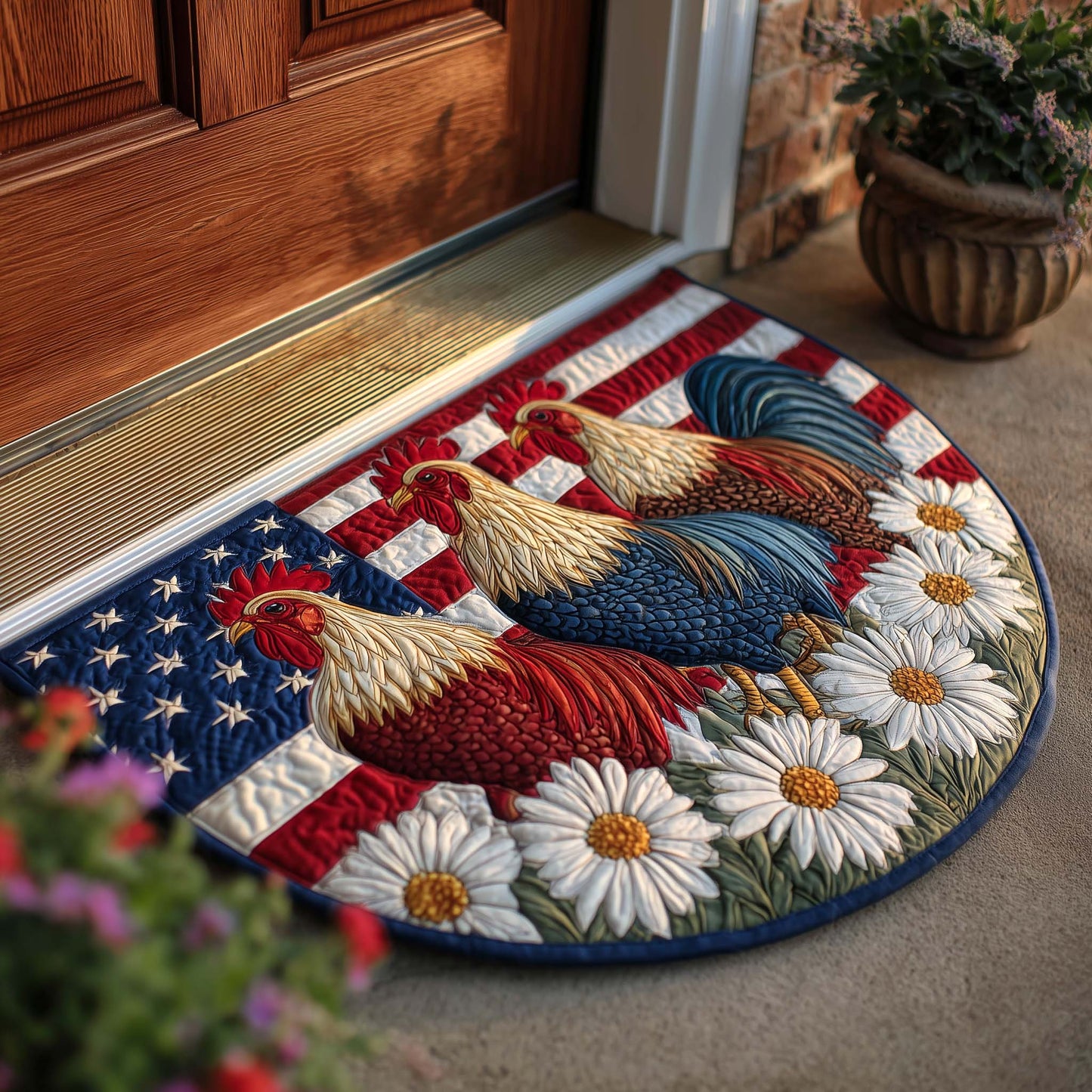 Stars Glory Quilted Welcome Mat GFTOTP16834