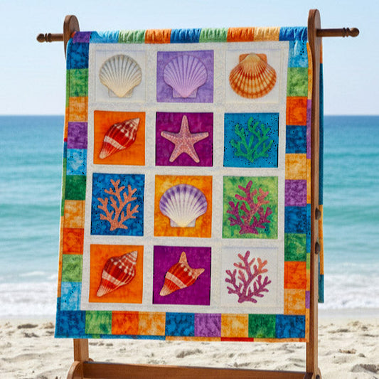 Shoreline Gems Quilted Blanket GFTOTP16873
