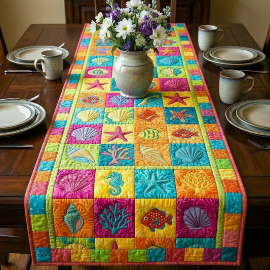 Marine Calm Quilted Table Runner GFTOTP16909