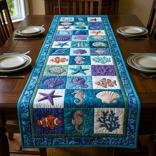 Marine Calm Quilted Table Runner GFTOTP16910